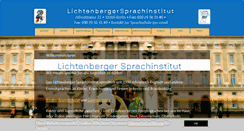 Desktop Screenshot of lichtenberger-sprachinstitut.de